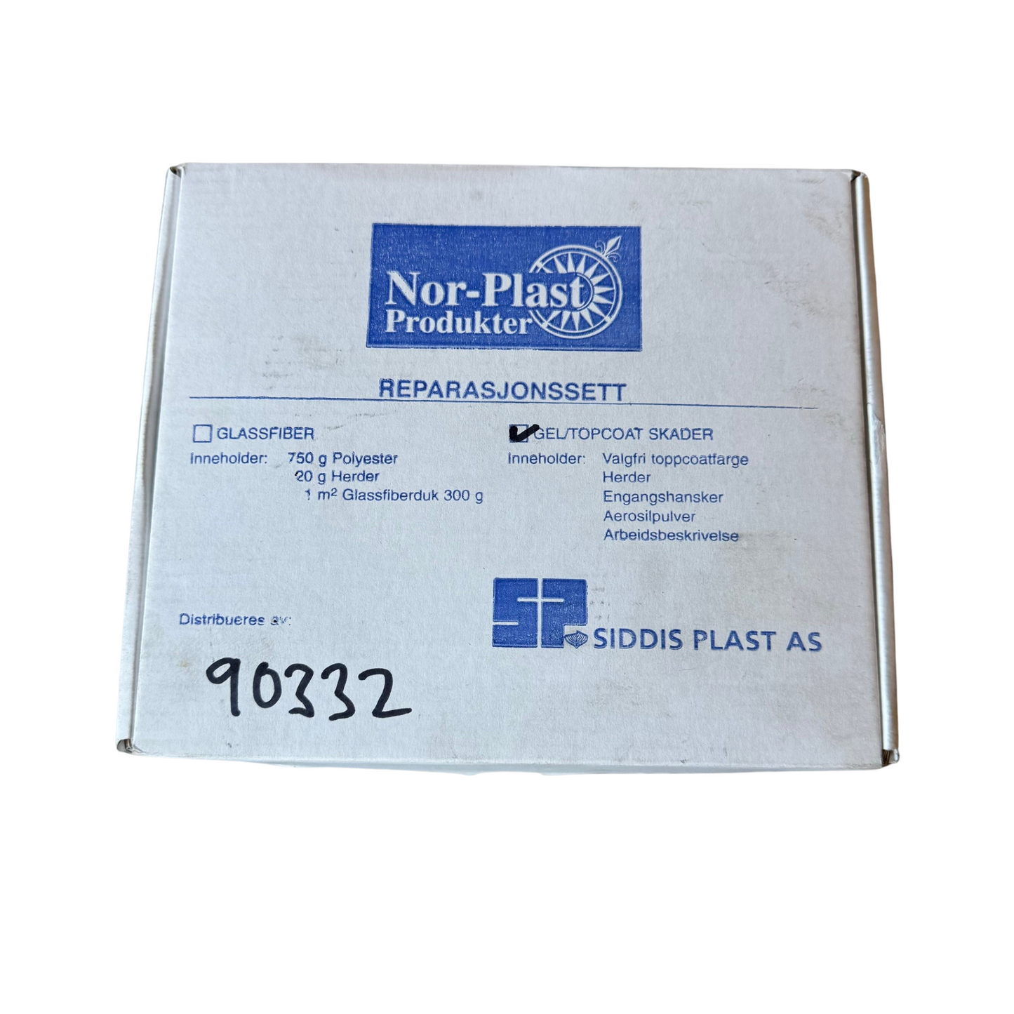 Reparations kit Gelcoat Nordkapp/Sting Vit